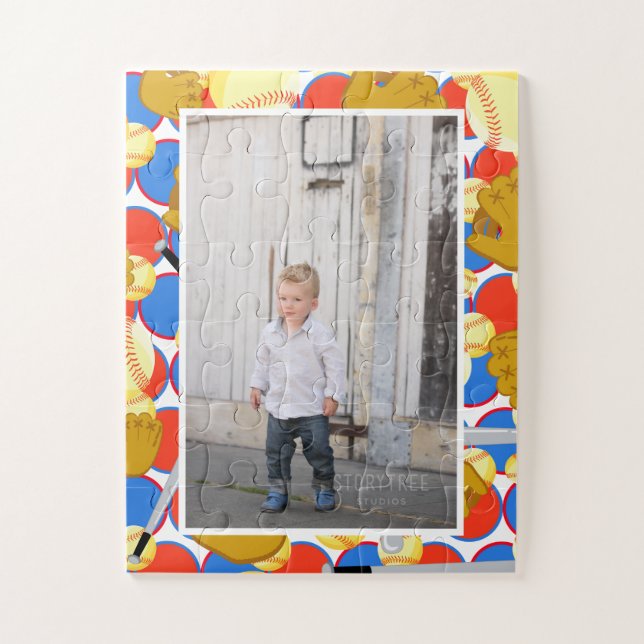 Photo Softball Puzzle (Vertical)