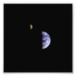 Photo spatiale de la Lune de Terre Galileo