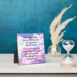 Photo St Hildegard de Bingen Cote Plaque avec Easel