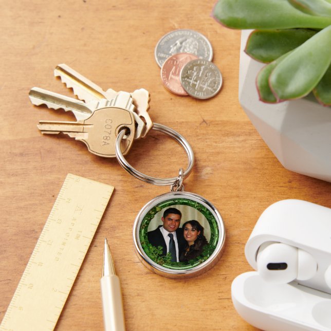 Photo St. Patrick's Day Key Chain Schlüsselanhänger (Schreibtisch)
