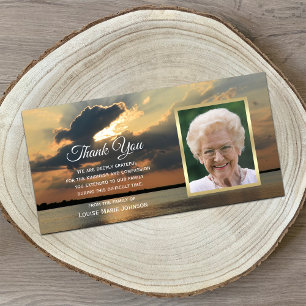 Photo Sunset Sympathy Memorial Merci