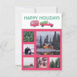 Photo sur mesure Camion Camper Trailer Carte de No
