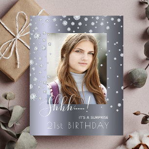 Photo Surprise Anniversaire invitation diamant arg