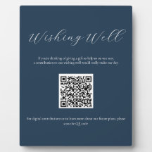 Symbole de la Marine avec le code QR Plaque