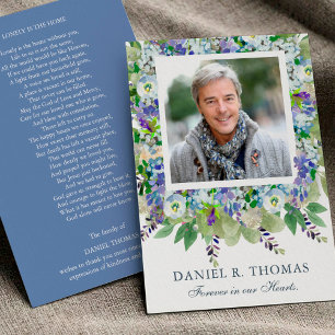 Photo Sympathy Floral Funeral Merci Cartes