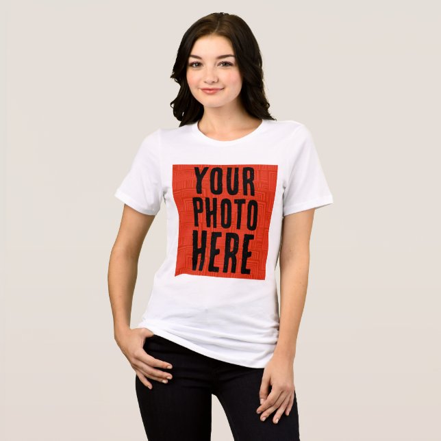 PHOTO T-SHIRT T-SHIRTS PERSONNALISÉS (Recto plein)