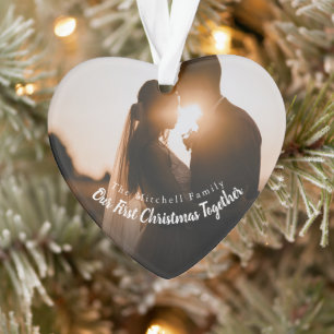 Photo textuelle Notre premier Noël en couple