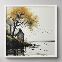 L'étreinte de l'automne : Paysage -