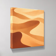 Impression sur toile neutre des dunes du Sahara