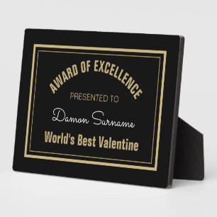 Photo Top Cadeau ! Plaque de la table Best Valentine