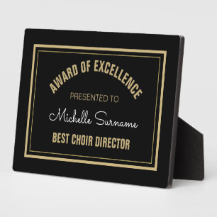 Photo Top Cadeau ! Plaque du réalisateur Best Choir