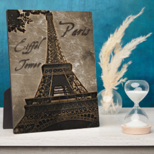 Photo Tour Eiffel, Paris - Plaque d'Art