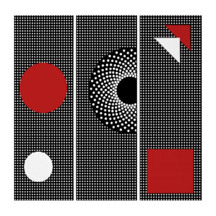 Photo Triptych - art moderne, abstrait