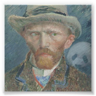 Photo : Van Gogh Autoportrait avec Panda Déplaisan