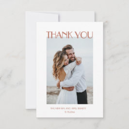 Photo | Watercolor Boho  Dankeskarte