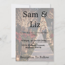 Photo Wedding Invitation | Customisable Wedding  Einladung