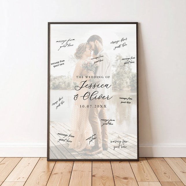 Photo Wedding Signature Guest Book Poster (Créateur téléchargé)
