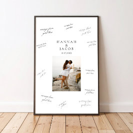 Photo Wedding Signature Guest Book Poster