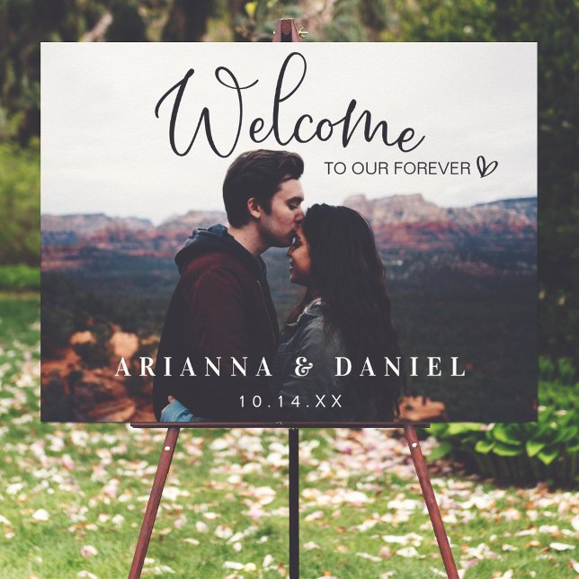 Photo Wedding Welcome Sign Poster (Von Creator hochgeladen)