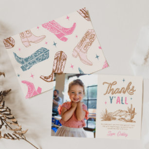 Photo Western Carte de remerciements