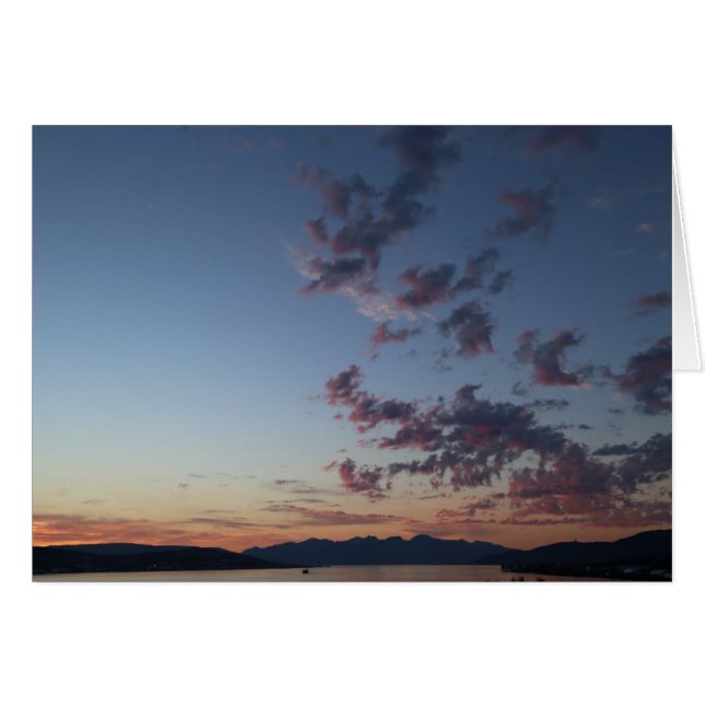 Photocarte de minuit à Tromsø (Devant Horizontal)