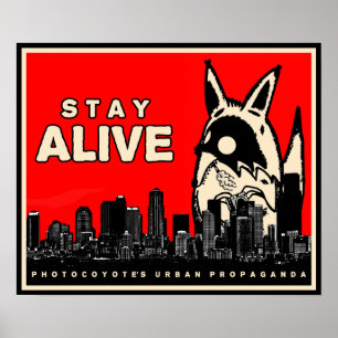 Photocoyote Poster de propagande urbaine