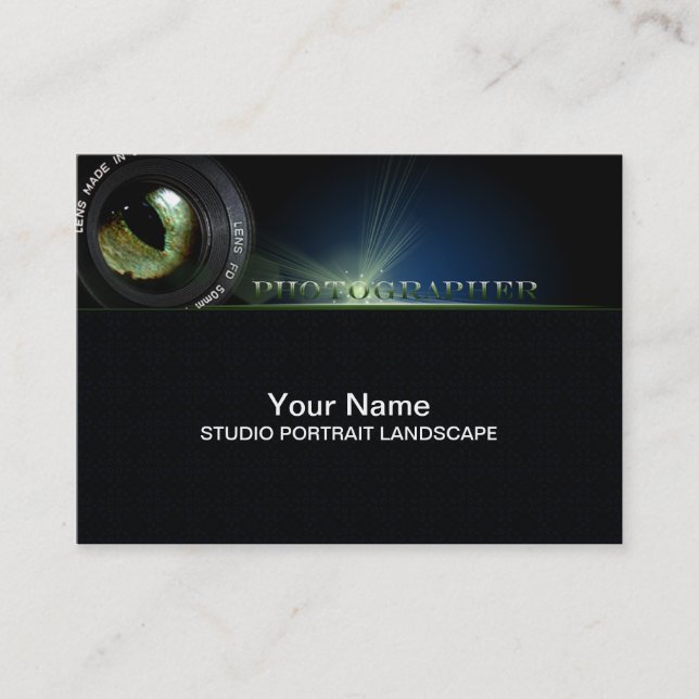 Photographe - Business-, Carte horaire (Devant)