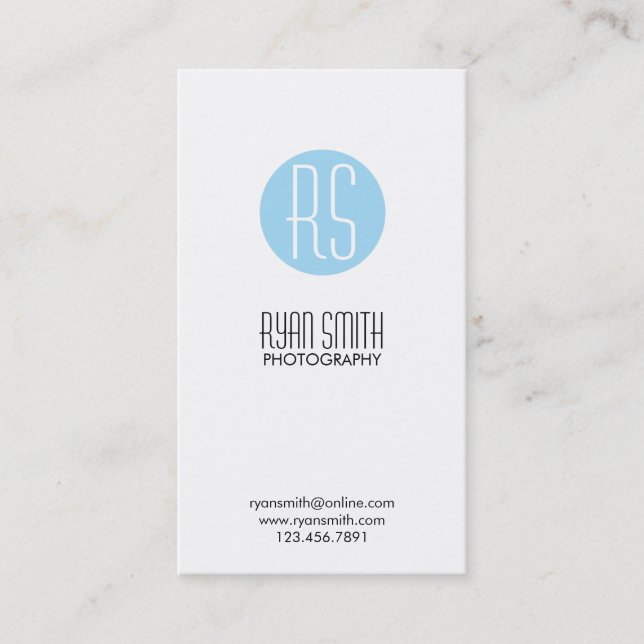 Photographe - cartes de visite (Devant)