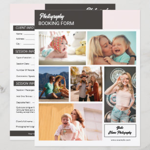 Photographe Contrat Formulaire modèle