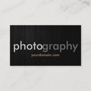Photographe en bois gris foncé Artiste Carte de vi