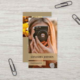 Photographe personnalisé et moderne Carte de visit