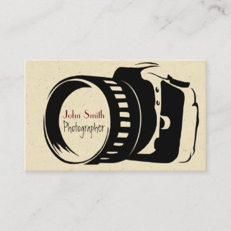 Photographer (fotografo videografo) tarjeta visitenkarte