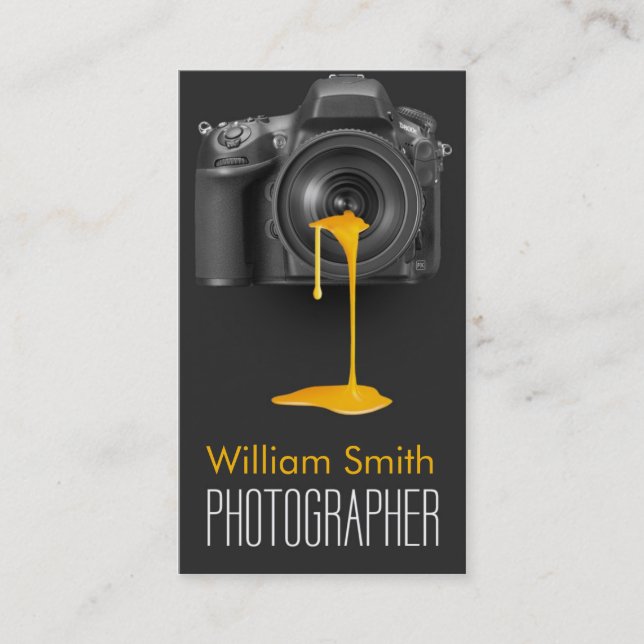 Photographer Visitenkarte (Vorderseite)