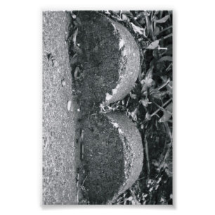 Photographie B3 4x6 noir et blanc de lettre