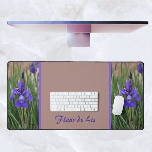 Photographie botanique florale d'Iris violet