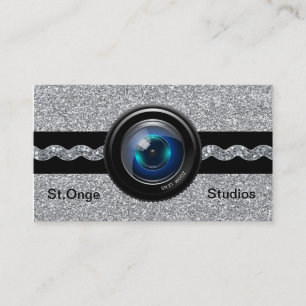 Photographie Carte de visite Silver Élégant Monogr