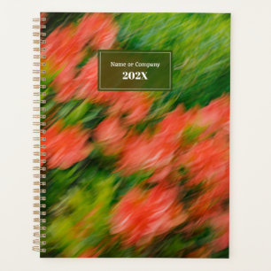 Photographie d'art floral abstrait vibrant et colo