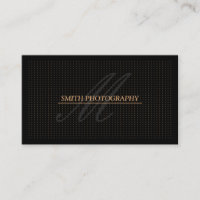 Photographie de Dots d'or moderne Carte de visite