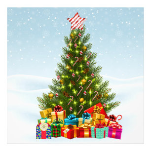 Photographie de l'arbre de Noël