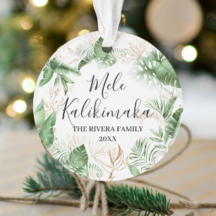 Photographie de Noël de Mele Kalikimaka