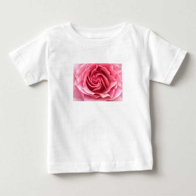 Photographie de rose de rose sur le T-shirt de (Devant)