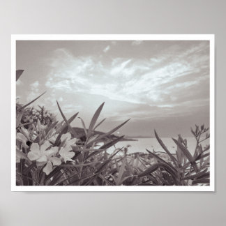 Photographie de voyage au bord de la mer - Affiche