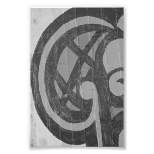 Photographie G4 4x6 noir et blanc de lettre