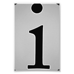 Photographie I5 4x6 noir et blanc de lettre
