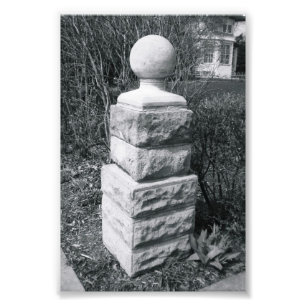 Photographie I8 4x6 noir et blanc de lettre