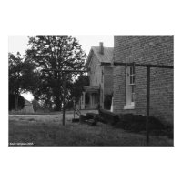 Photographie noir et blanc de la Vieille Maison