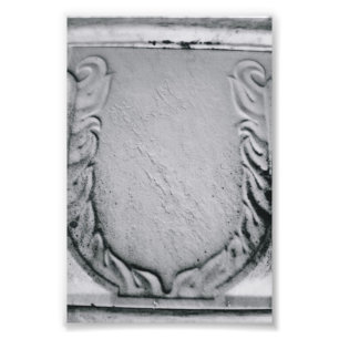 Photographie U1 4x6 noir et blanc de lettre