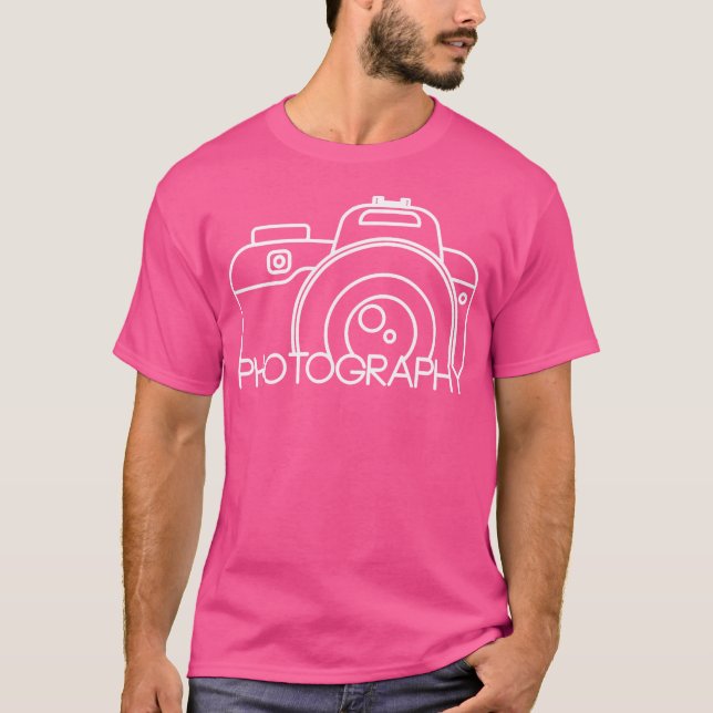 Photography 	 Cool Camera Photographer Gift Tee (Vorderseite)