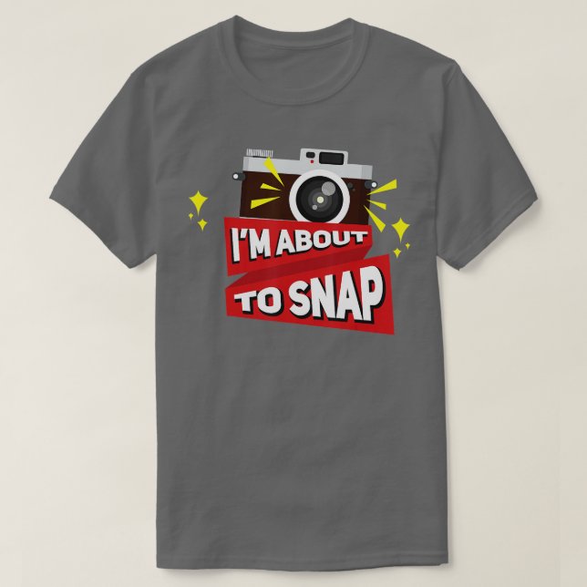 Photography Day  Camera Photographer   3  T-Shirt (Design vorne)