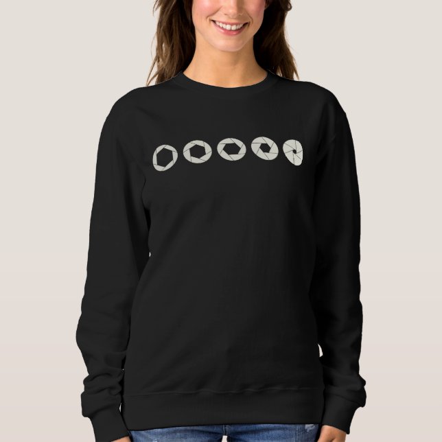 Photography Photo Photographer Camera Shutter Shoo Sweatshirt (Vorderseite)